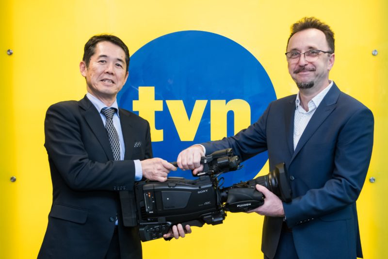 TVN24 jest pierwszym nadawcą telewizyjnym na świecie, który wdraża nowe kamery reporterskie Sony PXW-Z750